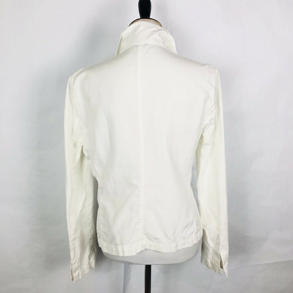 Sisley Blazer Jacket Cotton Flax Linen Blend - Picture 5 of 8